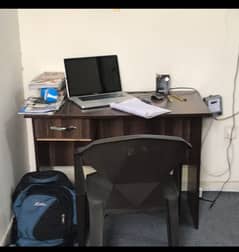 study table and chair