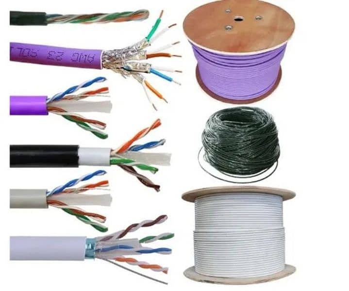 All types of Cat6 networking cable available 0