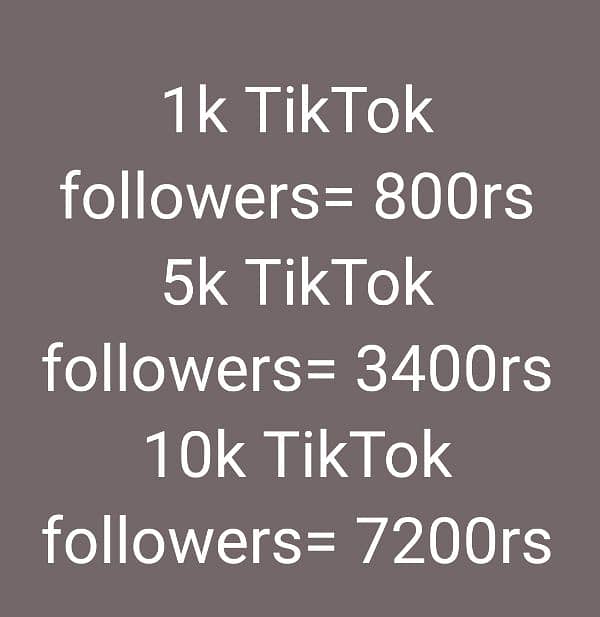 TikTok Followers 0