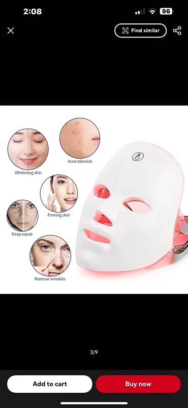 7 colour facial mask 2