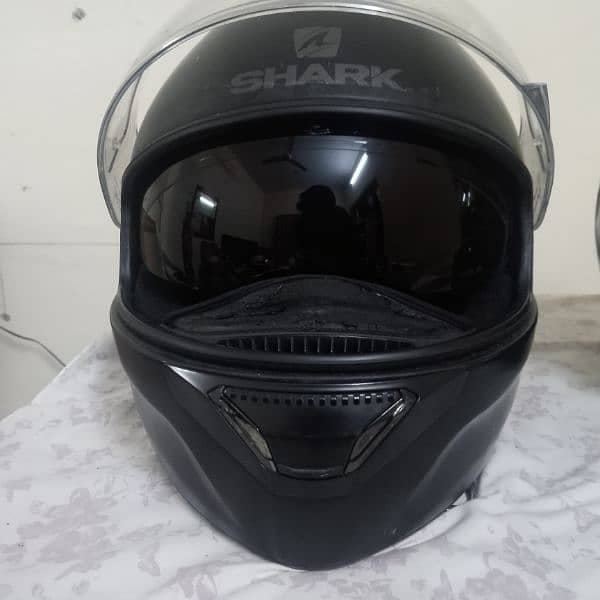 SHARK HELMET S700 AMD SPARTAN BLANCK 4