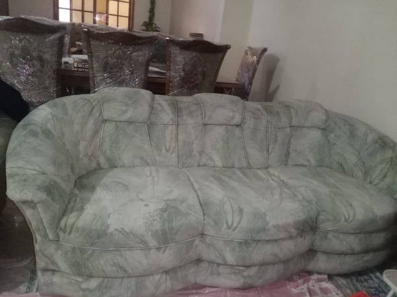 7 seater Sofa strong wooden 1