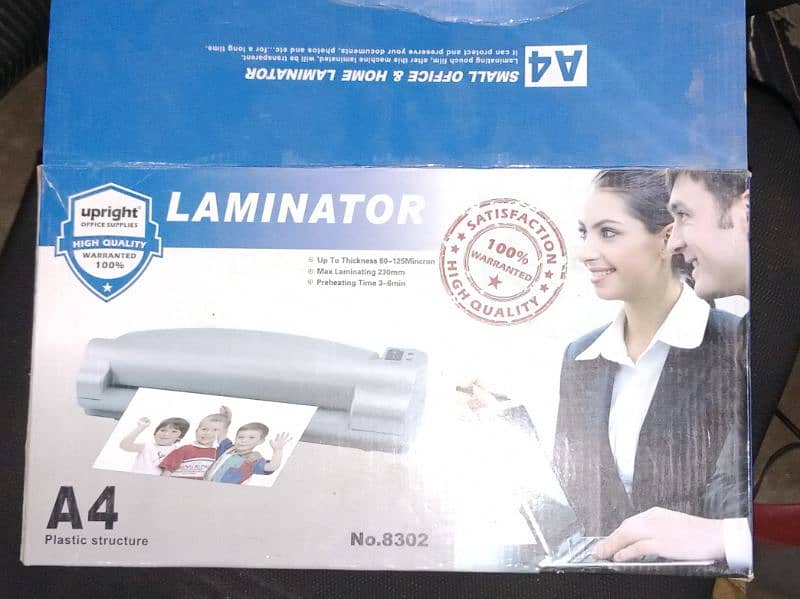 A4 Laminator machine only 3 say 4 bar used hy 0