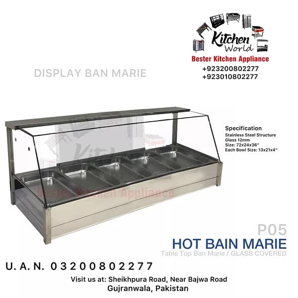 STEAMER COUNTER | BANE MARIE COUNTER | MESS COUNTER | SALAD COUNTER 12