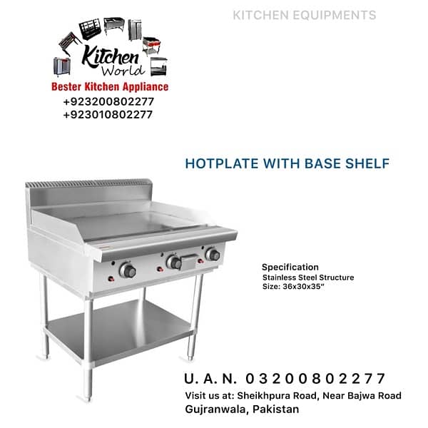 CHARCOAL GRILL | HOTPLATE | DEEP FRYER | SALAMANDER | SHAWARMA MACHINE 6