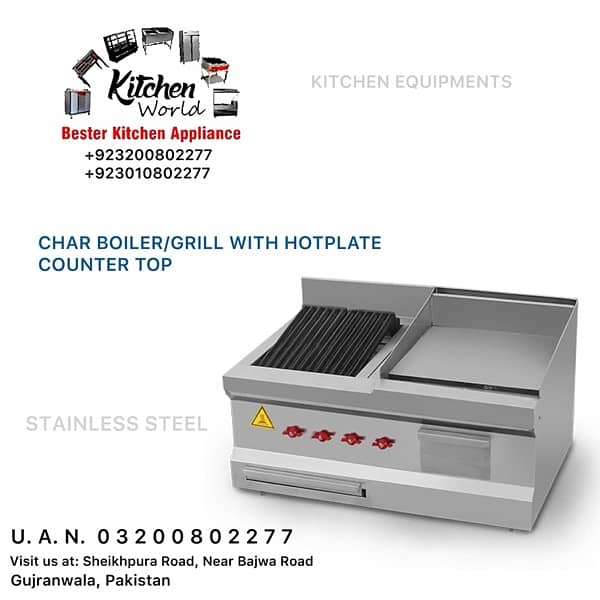 CHARCOAL GRILL | HOTPLATE | DEEP FRYER | SALAMANDER | SHAWARMA MACHINE 8