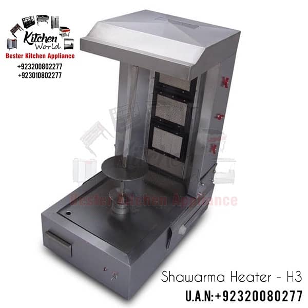 CHARCOAL GRILL | HOTPLATE | DEEP FRYER | SALAMANDER | SHAWARMA MACHINE 16