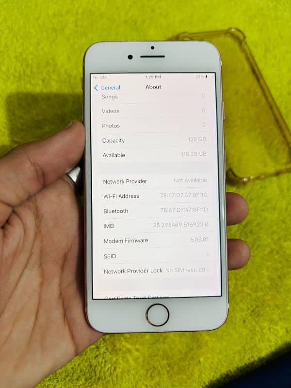 iPhone 7 128gb Mint Condition PTA Official Approved 3