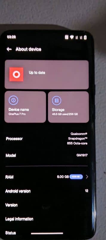 one plus 7 pro 12/256 4
