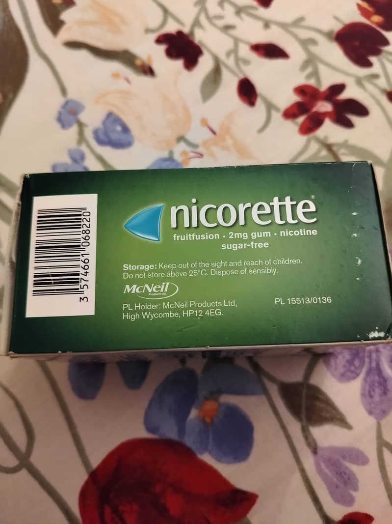 Nicorette. Nicotine Chewing Gums. Quit Smoking. 4