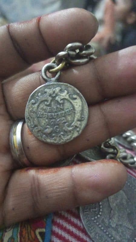 entique old coin neck pc 5