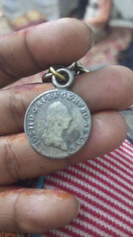 entique old coin neck pc 7