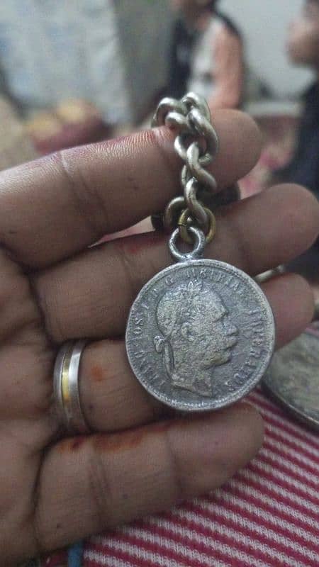 entique old coin neck pc 8