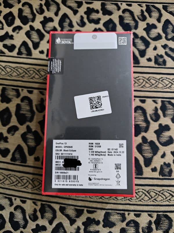 OnePlus 13 16/512 Black Indian variant New 2