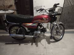 Honda CD70 urgent for sale one hand use in Good condition