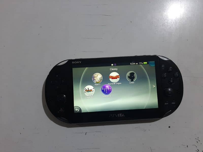 ps vita slim jailbreak with original charger and 64 gb sd card 6