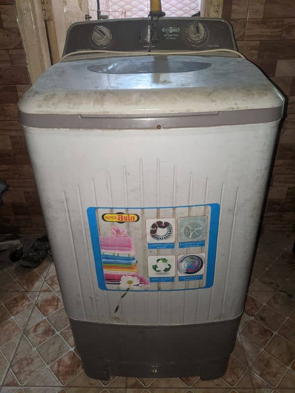 Super Asia Washing machine 10/9 condition 0