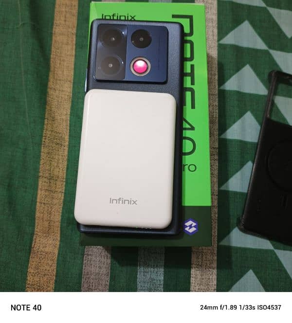 infinix Not 40 Pro with wireless charging 1