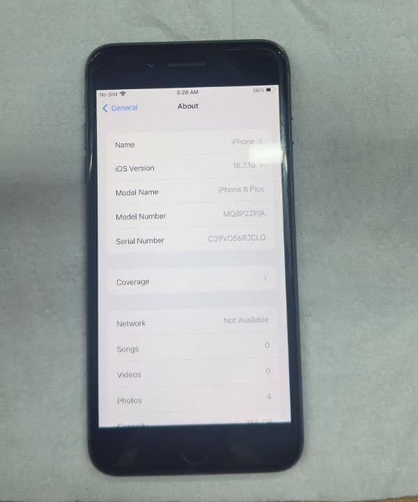 I phone 8 plus 256 GB PTA approved 3