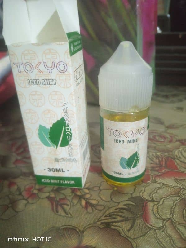 iced mint flavour TOKYO vape and pod flavors -30ML- 0