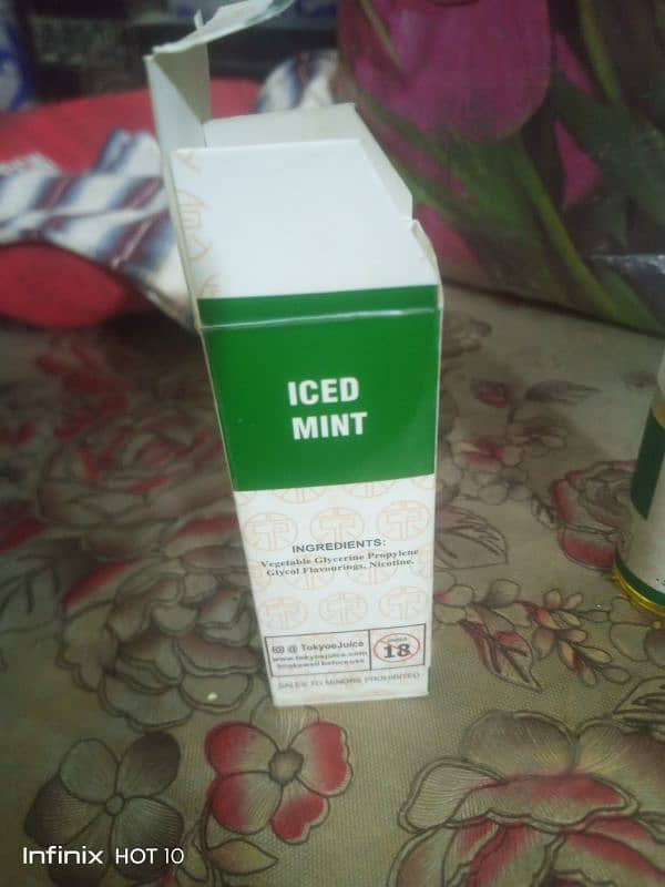 iced mint flavour TOKYO vape and pod flavors -30ML- 3