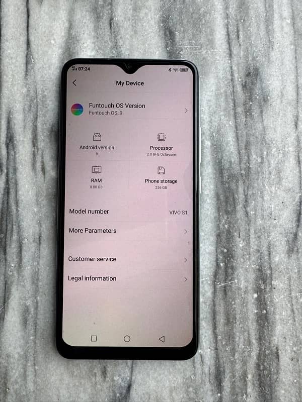 vivo S1 8 gb ram 256 storage 2