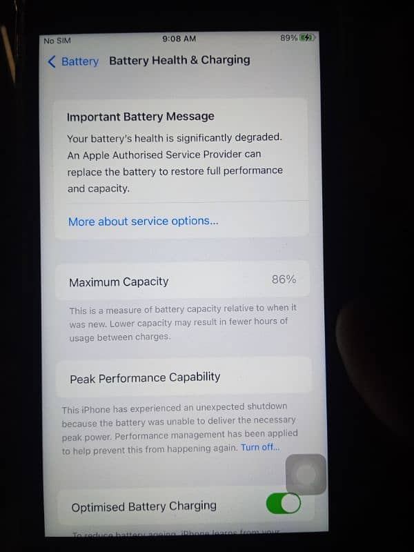 iphone 8plus Simple Non Pta sim not working 128Gb 6