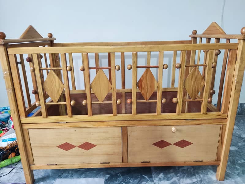 Baby Cot Crib Wooden 0