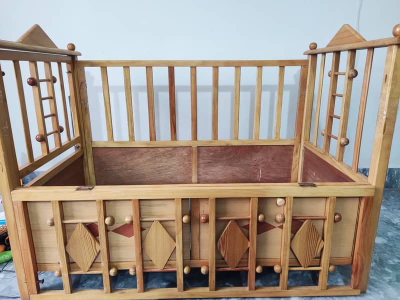 Baby Cot Crib Wooden 10