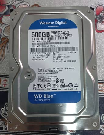 500 Gb WD 100% Health Orignal 7200 RPM Hard Disk For All PC 2