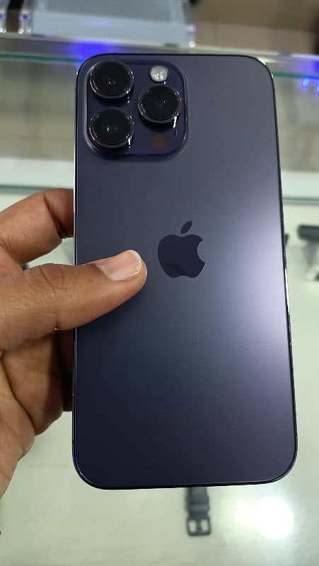 iphone 14 pro max 128gb deep purple LLA factory unlocked both eSim 0