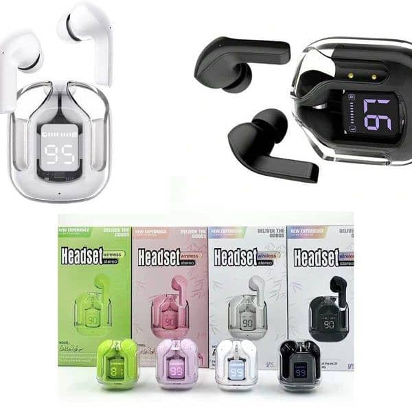 Bluetooth Earbud With Pouch 0