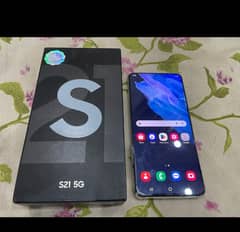 S21 Official Pta. Phantom White Color. 8GB/256GB. Full Box. Dual Sim.