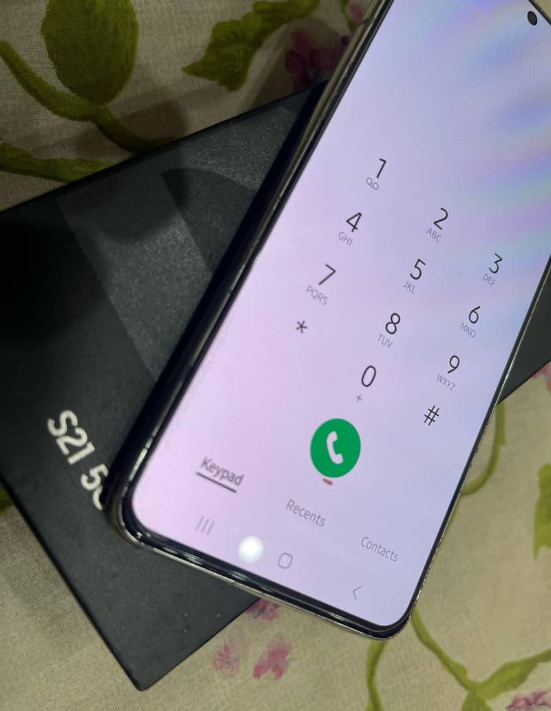 S21 Official Pta. Phantom White Color. 8GB/256GB. Full Box. Dual Sim. 5