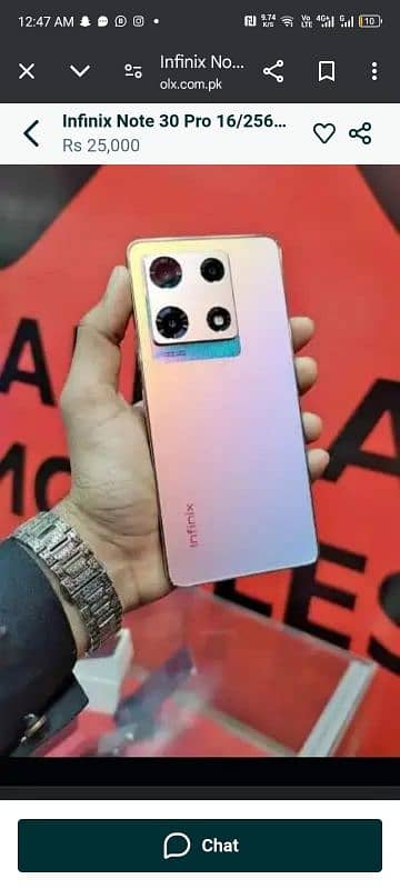 Infinix Note 30 Pro 16/256gb pta approved my whatsapp 0328=7217=296 0