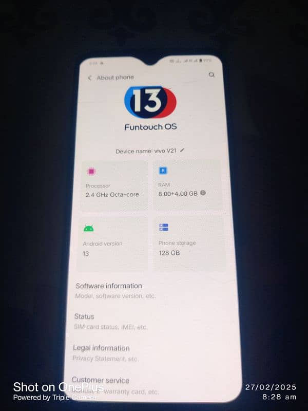 vivo v21 condition 10/8 3