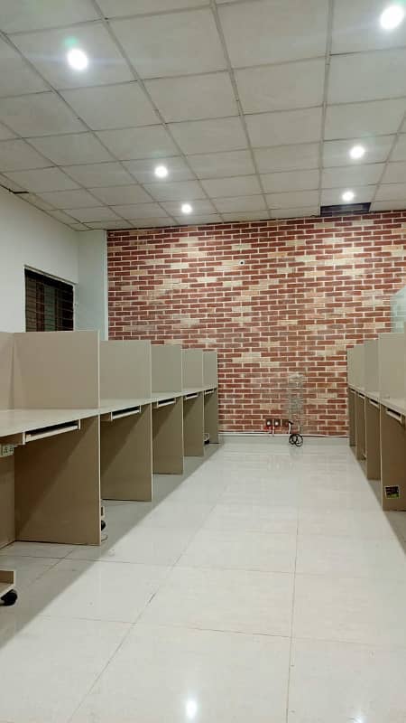 Furnished Office for Rent in PIA Society for (Call center + Software house + Marketing Office & Other Setup as You Want) 3