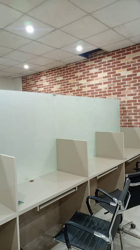 Furnished Office for Rent in PIA Society for (Call center + Software house + Marketing Office & Other Setup as You Want) 6