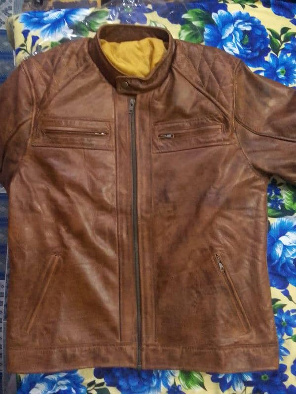 Leather 100% cow Leather jacket 2