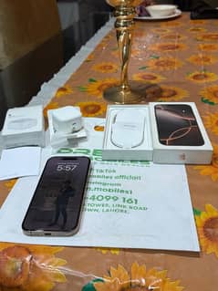 iphone 16 Pro jv Brand New 128Gb Desert Titanium Complete Box.