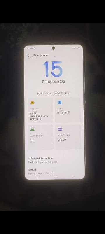 Vivo V29e 5g 16/256 7