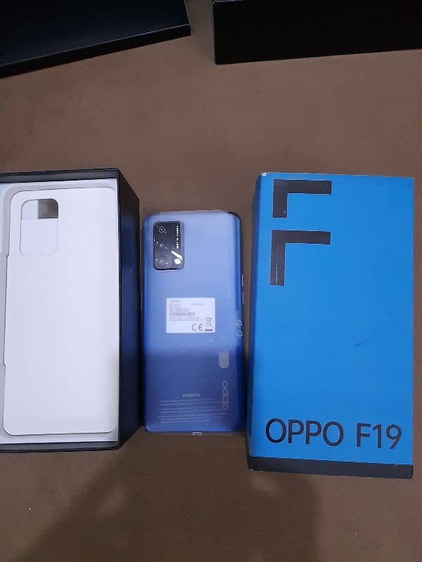 oppo f19 6+6 128 gb with box 10by10 4