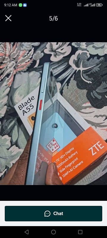 zte a55 blaad 4 + 4 GB 128 GB full warranty zero conditions 0