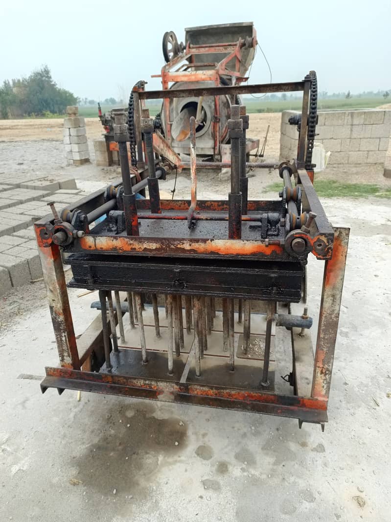 Mixture and blocks machine 1