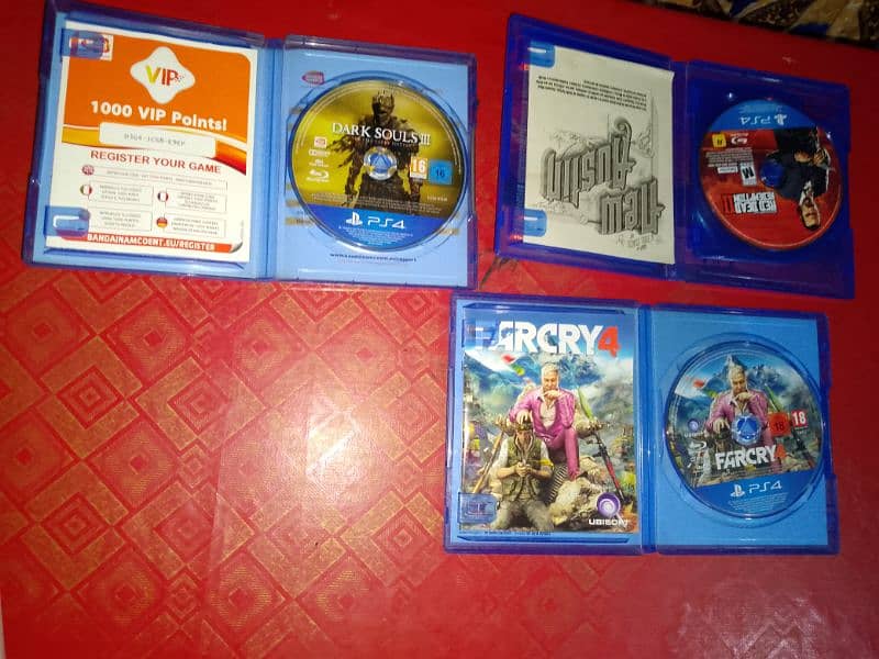 Dark soul 3 PS4 and RDR 2 with free far cry 4 1