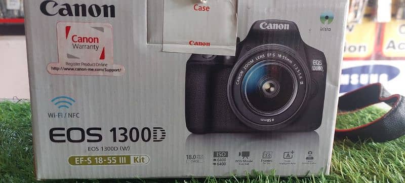 Canon 1300D 18-55 lens with All accessories 3