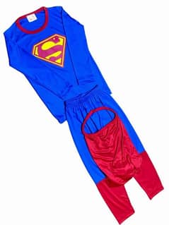 three piece stitch Superman costume