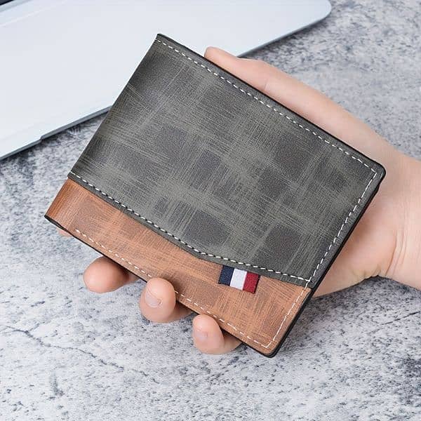 Men's High-Capacity Wallet Small Multi Slot Wallet for Coins Vintage 3