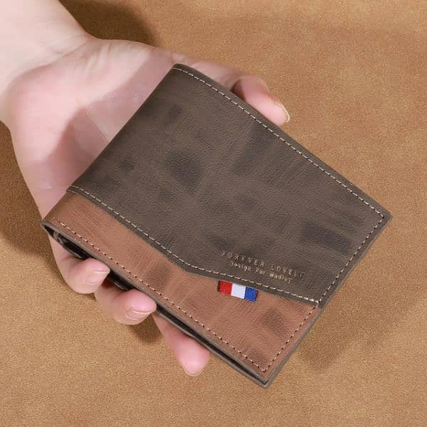 Men's High-Capacity Wallet Small Multi Slot Wallet for Coins Vintage 4