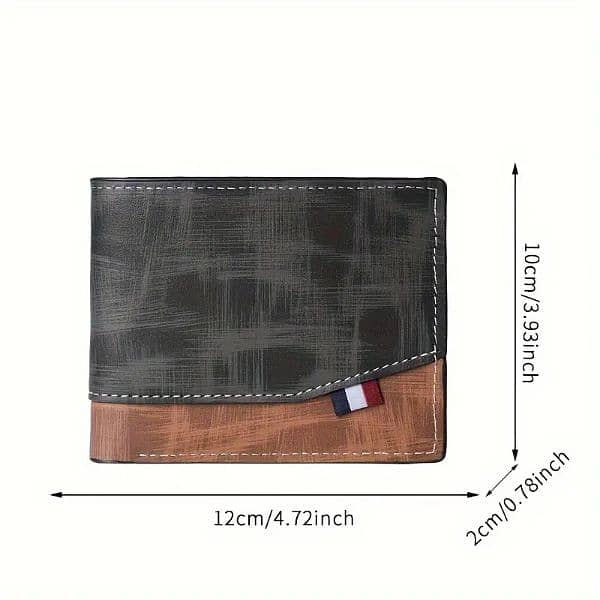 Men's High-Capacity Wallet Small Multi Slot Wallet for Coins Vintage 5